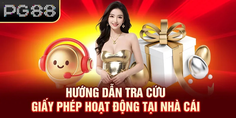 Hướng dẫn tra cứu giấy phép hoạt động PG88