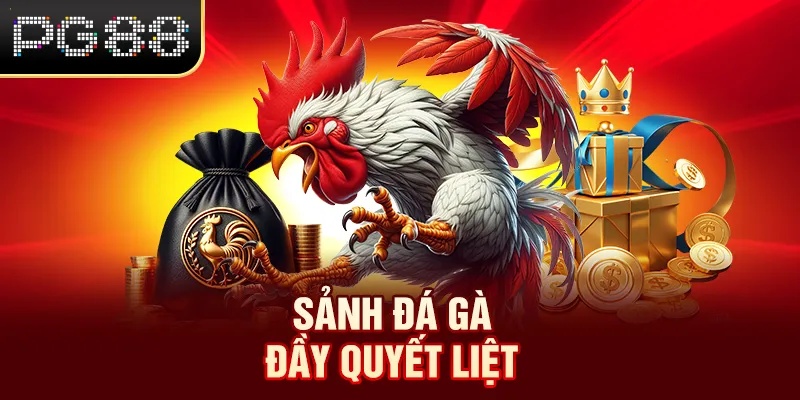 Sảnh đá gà đầy quyết liệt